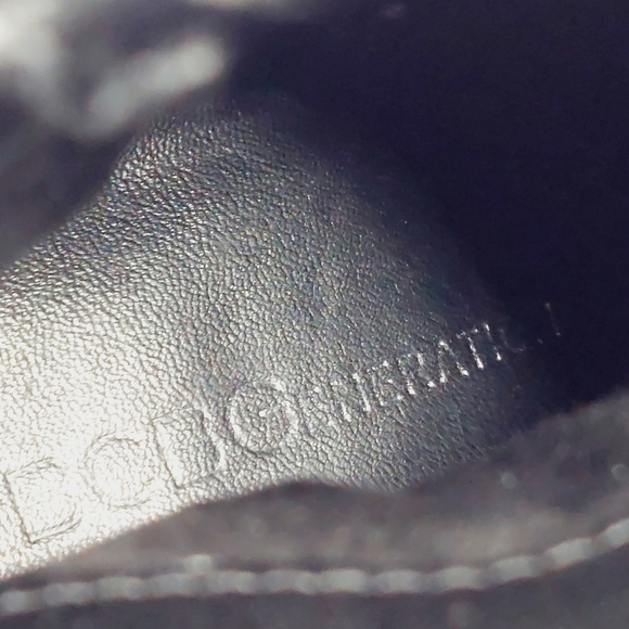 BCBGeneration Laliah Black Suede Leather Block Heel Ankle Bootie I984 - Picture 9 of 11